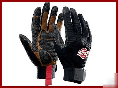 12 prs pack true grip pro mechanics work gloves, large