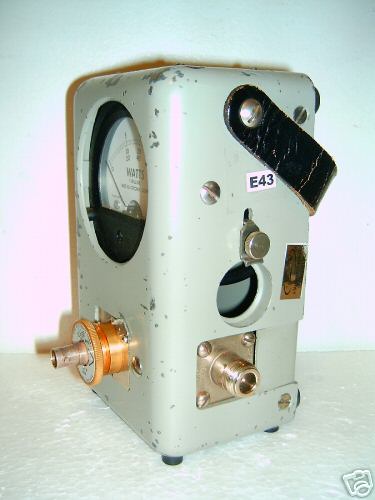 Bird 43 thruline directional wattmeter slug element e 