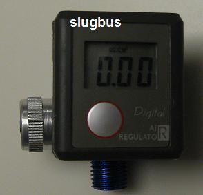 Digital air flow regulator airbrush pneumatic tools