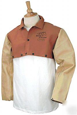 FB2-21CS-2XL welding 12OZ brown cape sleeve