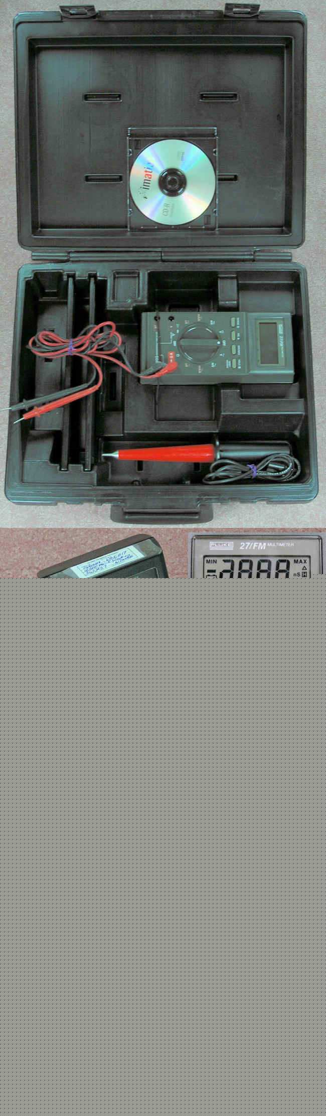Fluke 27/fm 27FM dmm an/psm-45A hv 80K-6+cd manual