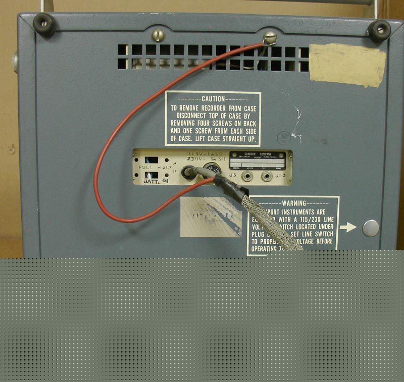 Hewlett packard hp 320 dc amp recorder w/manual