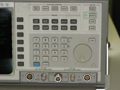 Hp 8990A peak power analyzer w/ 2 sensors .05-18 ghz