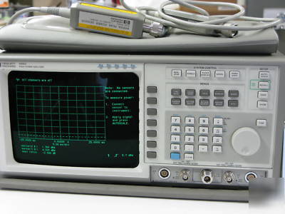 Hp 8990A peak power analyzer w/ 2 sensors .05-18 ghz