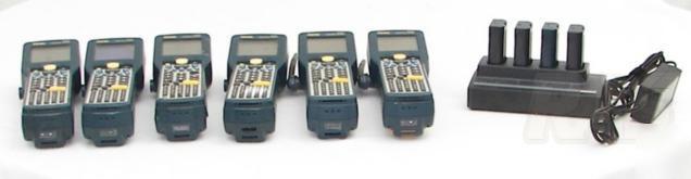 Lot *6* intermec antares 2425 wireless barcode scanner