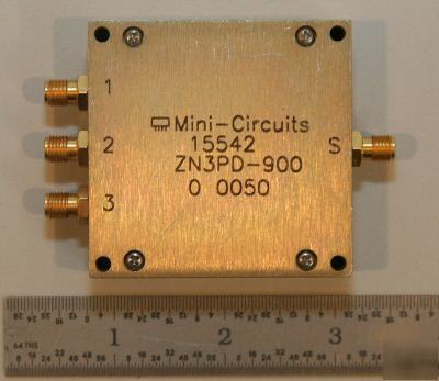 Mini-circuits ZN3PD-900 power splitter 800-900MHZ 3 way