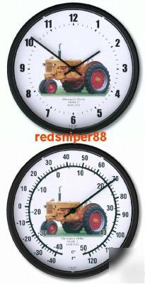 Minneapolis moline u tractor clock thermometer set ca
