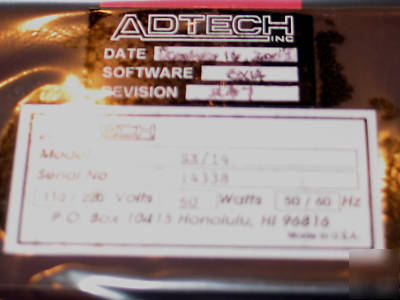 New adtech spirent sx/14 OC3 network analyzer datalink 