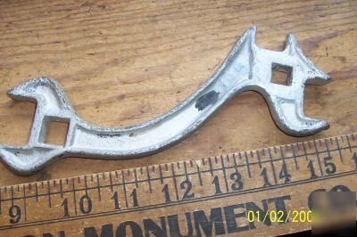 Old john deere & co 196 farm wrench tool