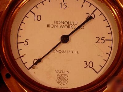 Rare honolulu iron works gauge 