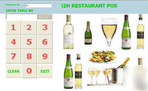 Restaurant point of sale software touch screen 