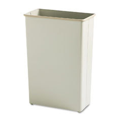 Safco rectangular firesafe steel wastebasket