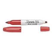 Sanford super sharpie twin tip markers - chisel tip