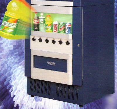 Snack and soda combo vending machine snack cans bottles