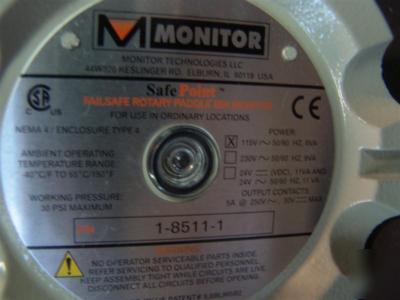 ( ) monitor failsafe rotary paddle monitor 1-8511-1