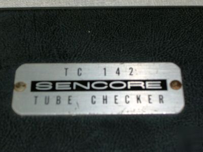  1 sencore model tc-142 tube tester (21K)