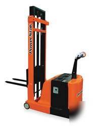 2009 electric counterbalance stacker : 1100LB. cap.