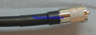 50' times microwave lmr-400UF ultraflex coaxial cable