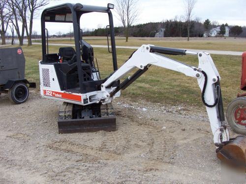 99 bobcat 322 mini excavator