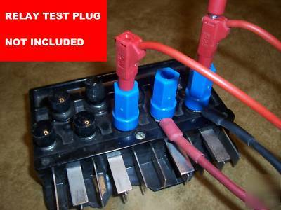 10 - banana plugs for westinghouse/abb relay test plugs