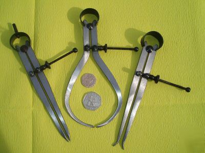 3 piece spring caliper - inside, outside & divider 