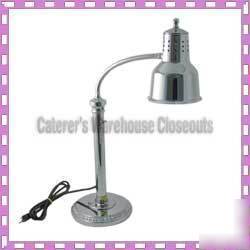 Flexible arm heat lamp chrome finish 27