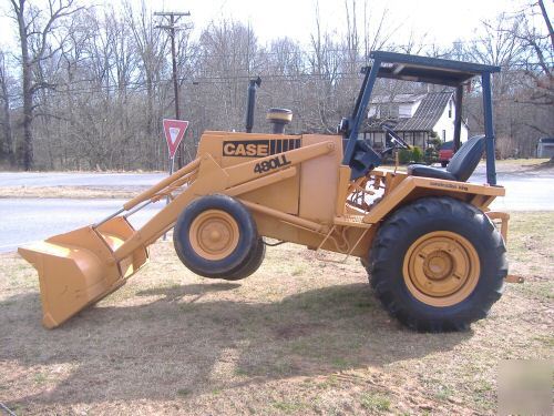 Good used case 480LL loader tractor #6399