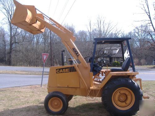 Good used case 480LL loader tractor #6399