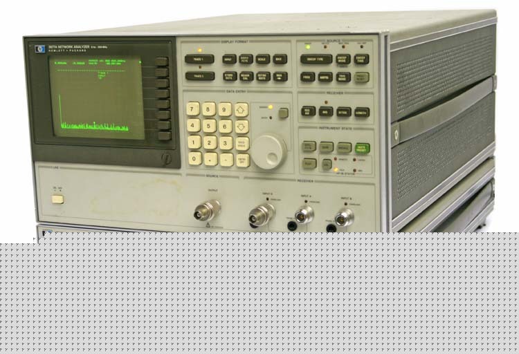 Hp/agilent 3577A network analyzer w/35677A s-test set