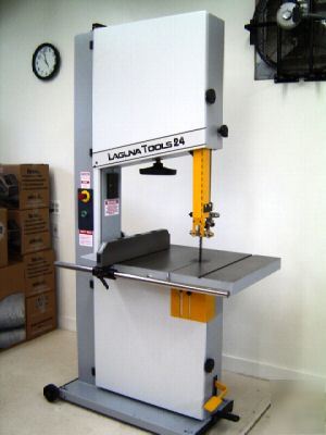 Like new laguna woodworking band saw lt 24 cond w/ base