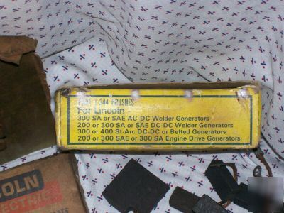 Lincoln welder brushes, rheostats,brush holder parts ec