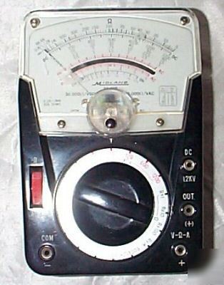 Midland 23-106 analog multimeter ammeter voltmeter