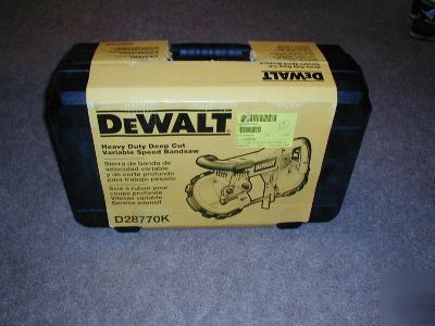 New brand dewalt D28770K bandsaw