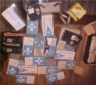 New huge lot of circuit breakers and ballast, old stock