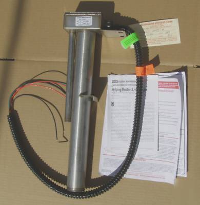New stainless steel immersion heater 2000 watt 240 volt 