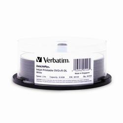 New verbatim 2.4X dvd+r double layer media 95123