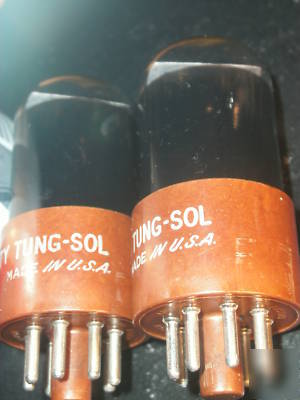 Nos matched pair tung-sol 6SU7GTY 6188 6SL7 audio tubes