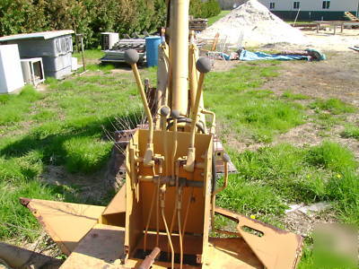 Rear attachment off 580E case backhoe excellent shape