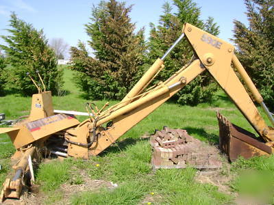 Rear attachment off 580E case backhoe excellent shape
