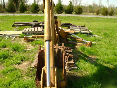 Rear attachment off 580E case backhoe excellent shape