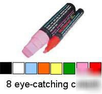Semi permanent car dealer neon markers 4 pk