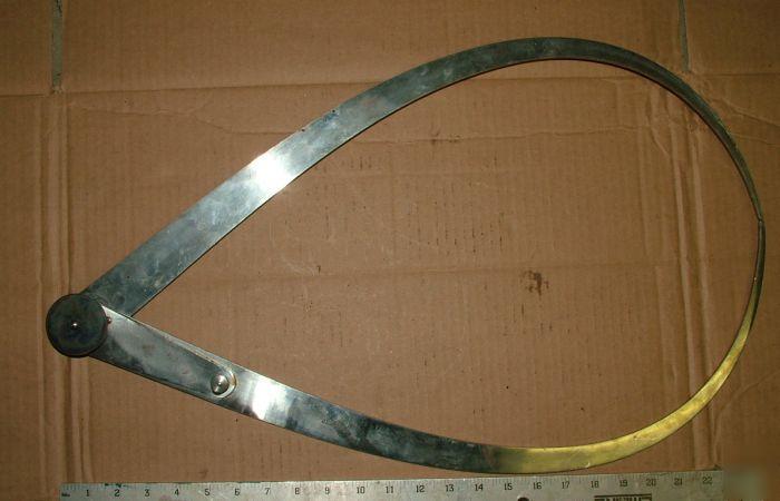 Very large starrett divider calipers nice