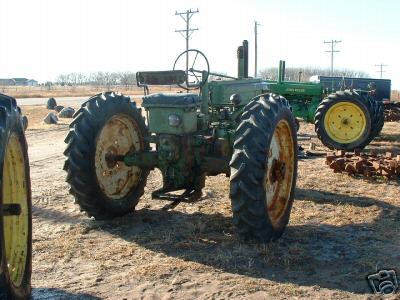 1951 a john deere tractor ie b,g, h, d, r