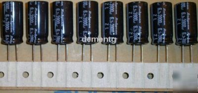 8X rubycon zl 3900UF 6.3V low-esr capacitors 105C 3900