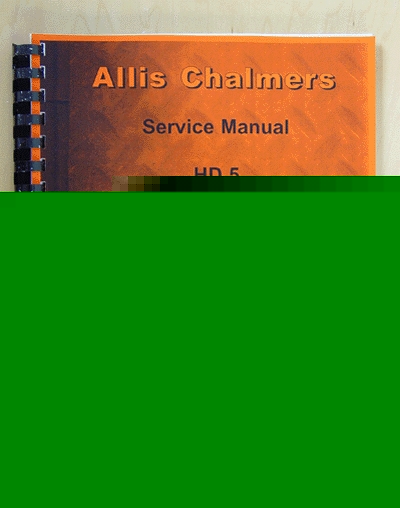 Allis chalmers HD5 service manual (ac-s-HD5)
