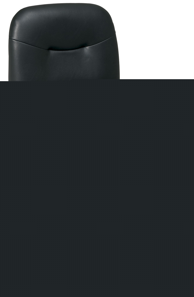 Black vinyl sculptured task computer desk office chair