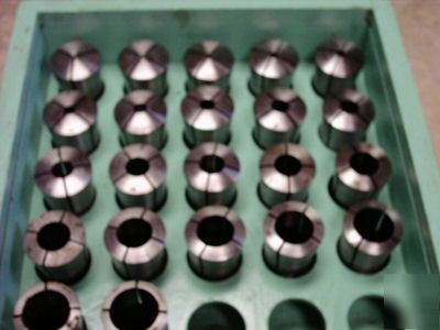 Complete 2J collet set hardinge and others 22PCS