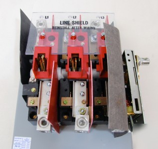 Cutler-hammer disconnect switch part no. C361NF1 3 pole