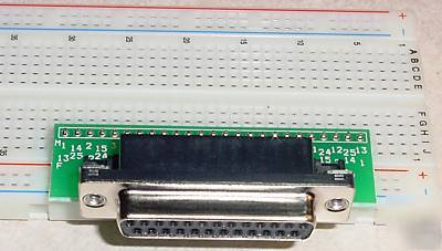 DB25 ez adapter f kit solderless breadbroad included