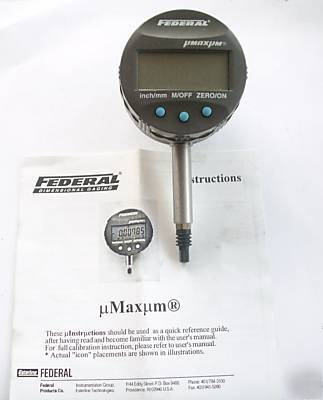 Federal mahr maxum high precision digital indicator